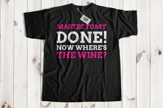 Womens Mastectomy Breast Cancer Funny T-shirt-TH – TEEHELEN