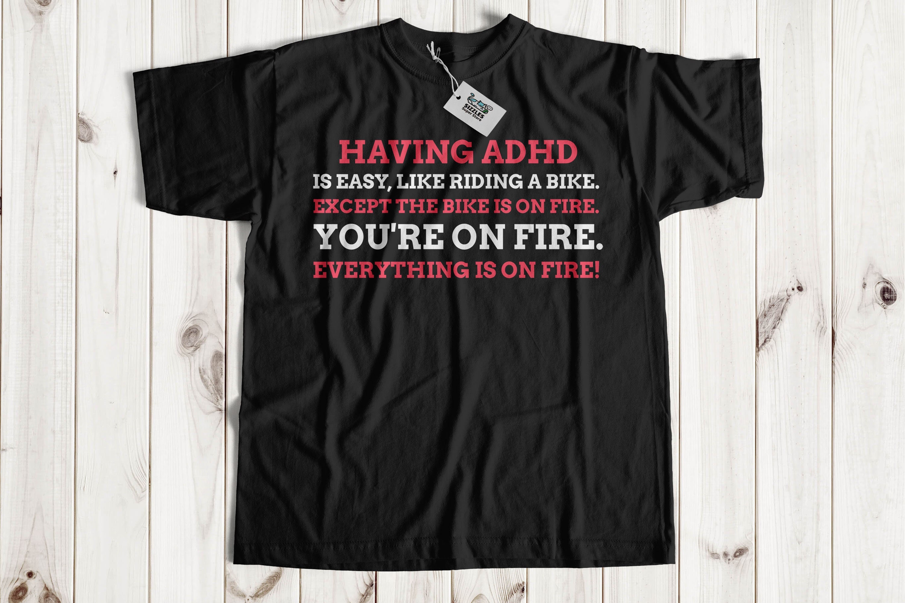 Funny adhd shirts Clearance