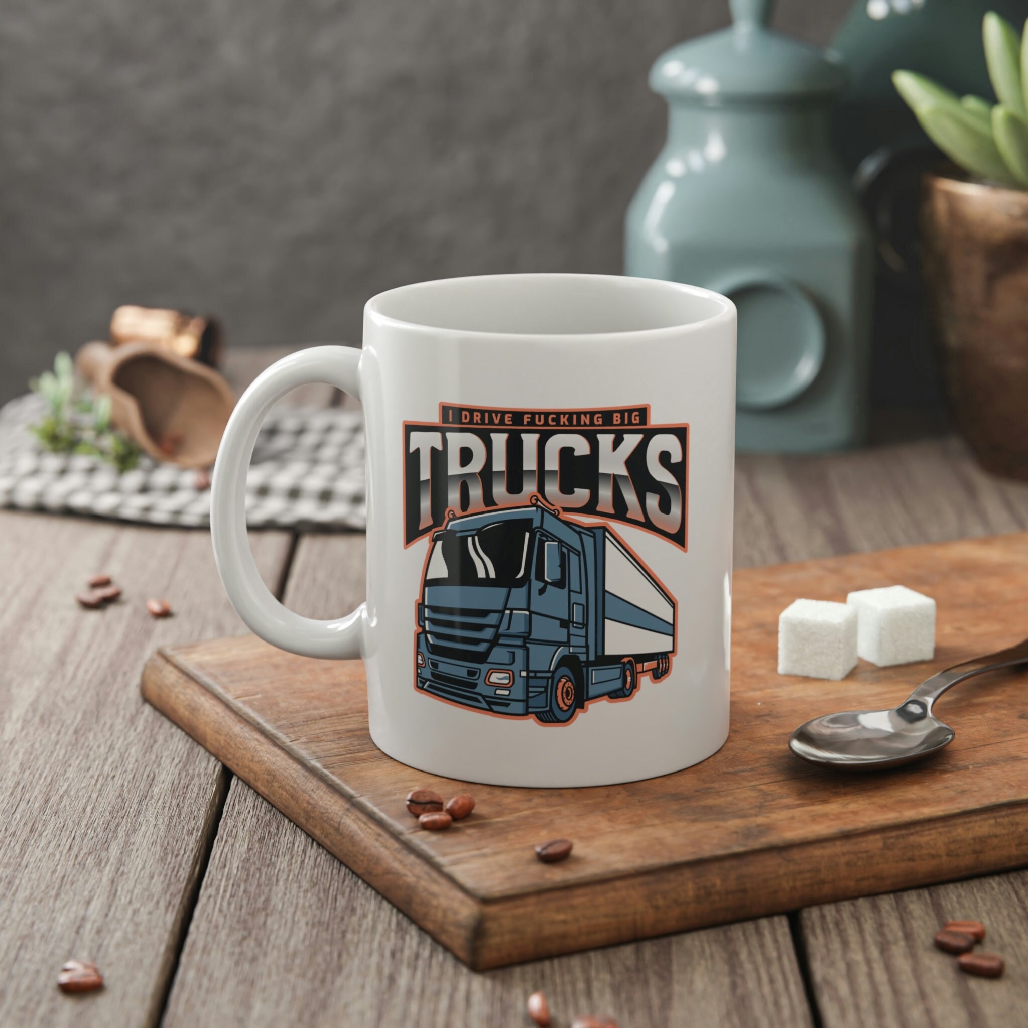 Lustige LKW-Fahrer-Tasse 11oz 330ml Trucker-Geschenke & LKW-LKW-Tassen