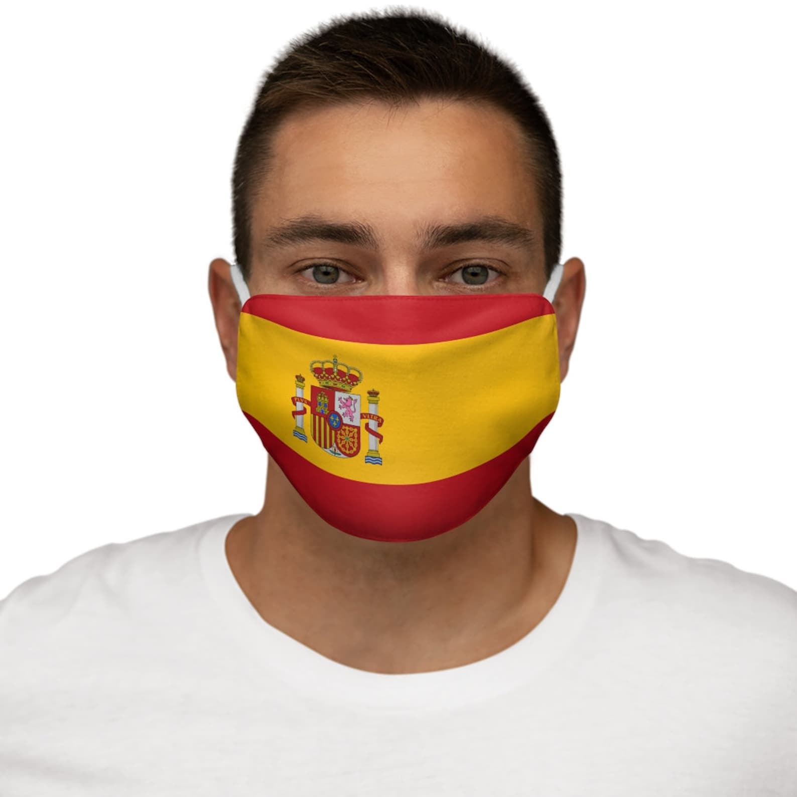 Unisex Spanish Flag Face Mask Breathable & Flexible Flag of Etsy UK