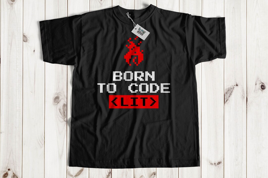 Born to Code Unisex Funny Coding T-shirt | Computer Programmer Shirt ...