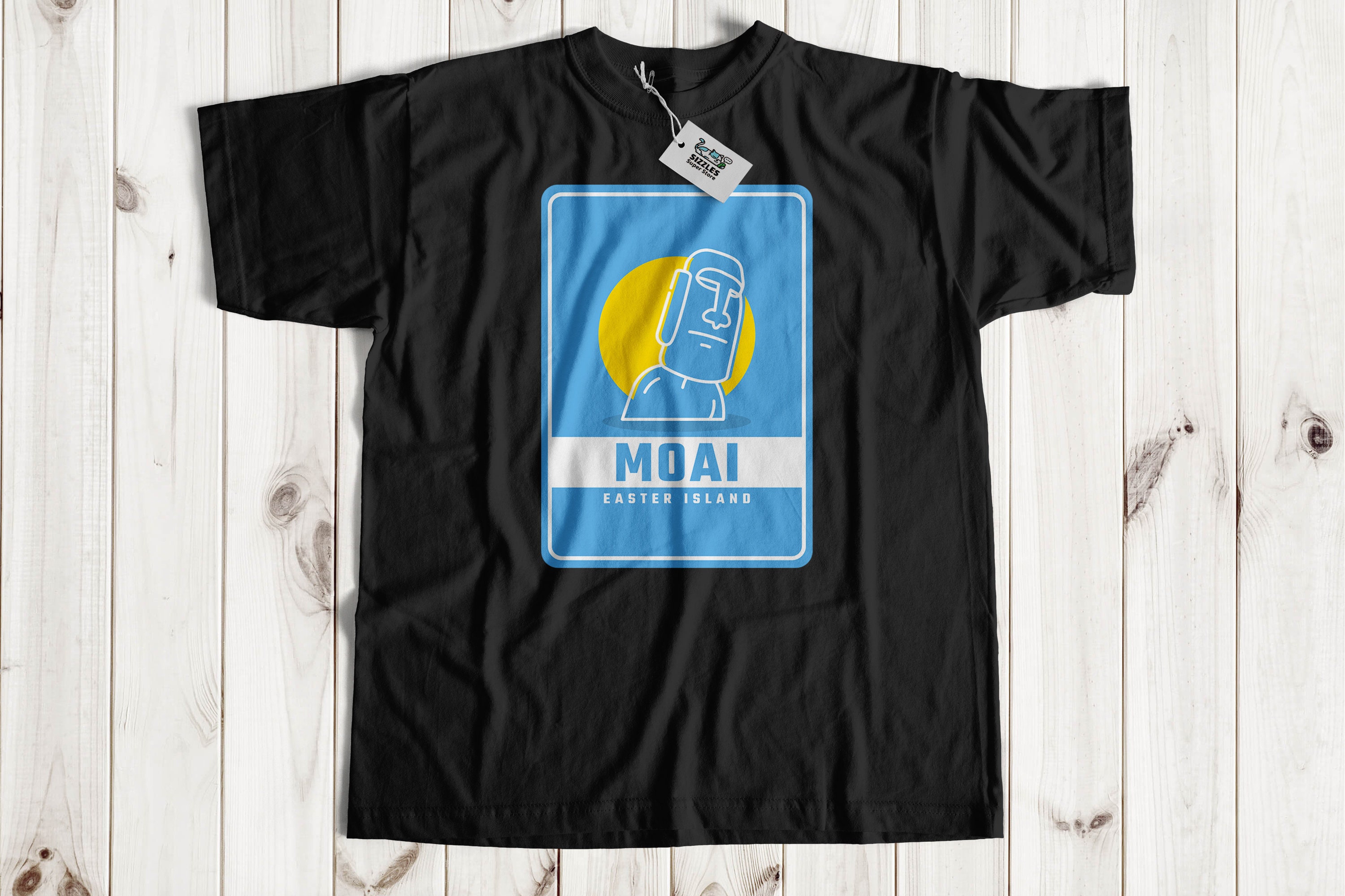 Easter Island Heads T-Shirts, Easter Island T-Shirts, Moai T-Shirts,  Archaic T-Shirts, Spiritual Connection T-Shirts, Moai Emoji T-Shirts  Sticker for Sale by urbantod