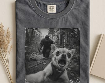 Funny Chihuahua T-Shirt Dog Bigfoot Gifts