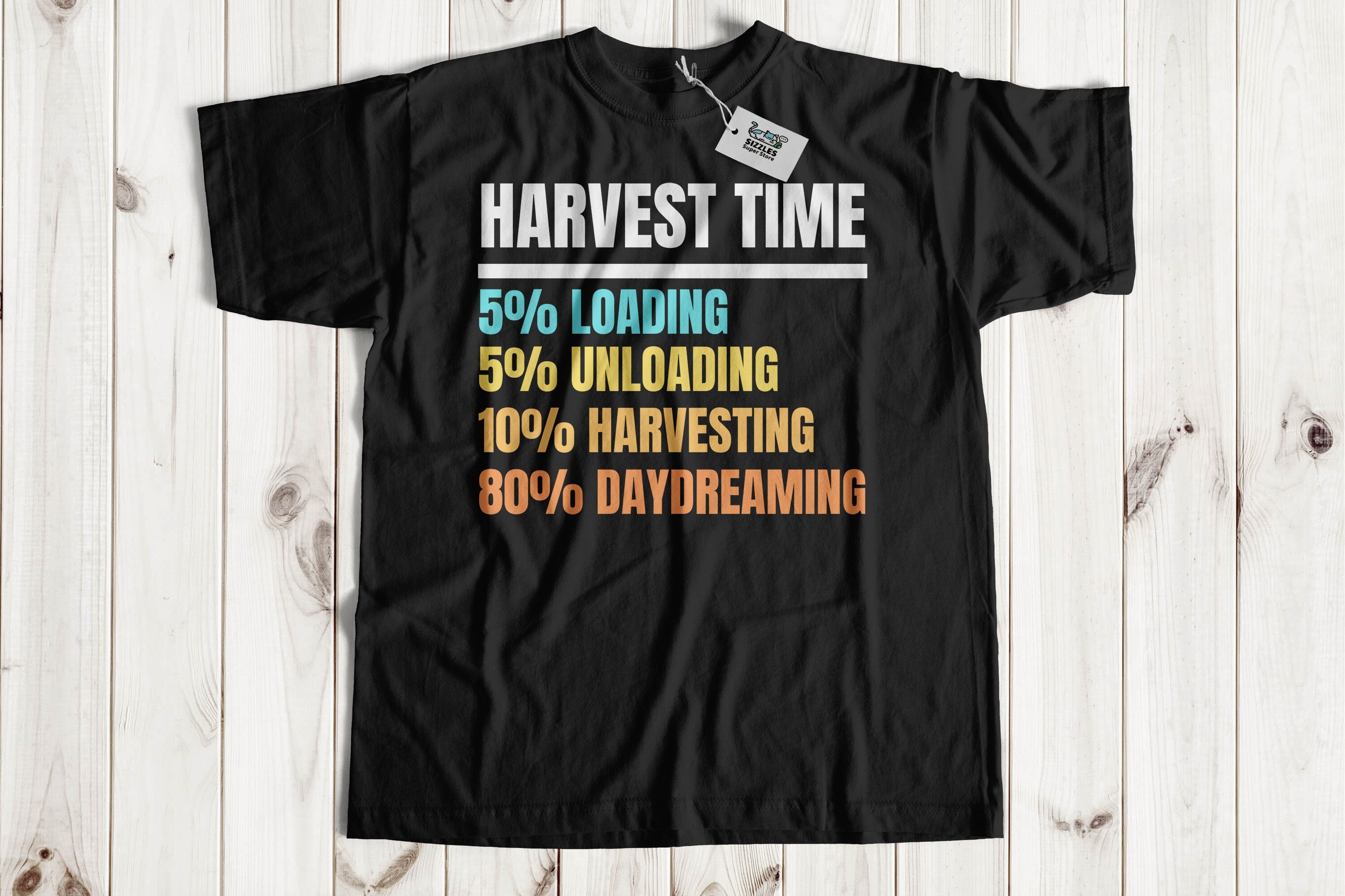 Harvest Time! Unisex Funny Harvesting Farmer T-Shirt And Farming Gifts