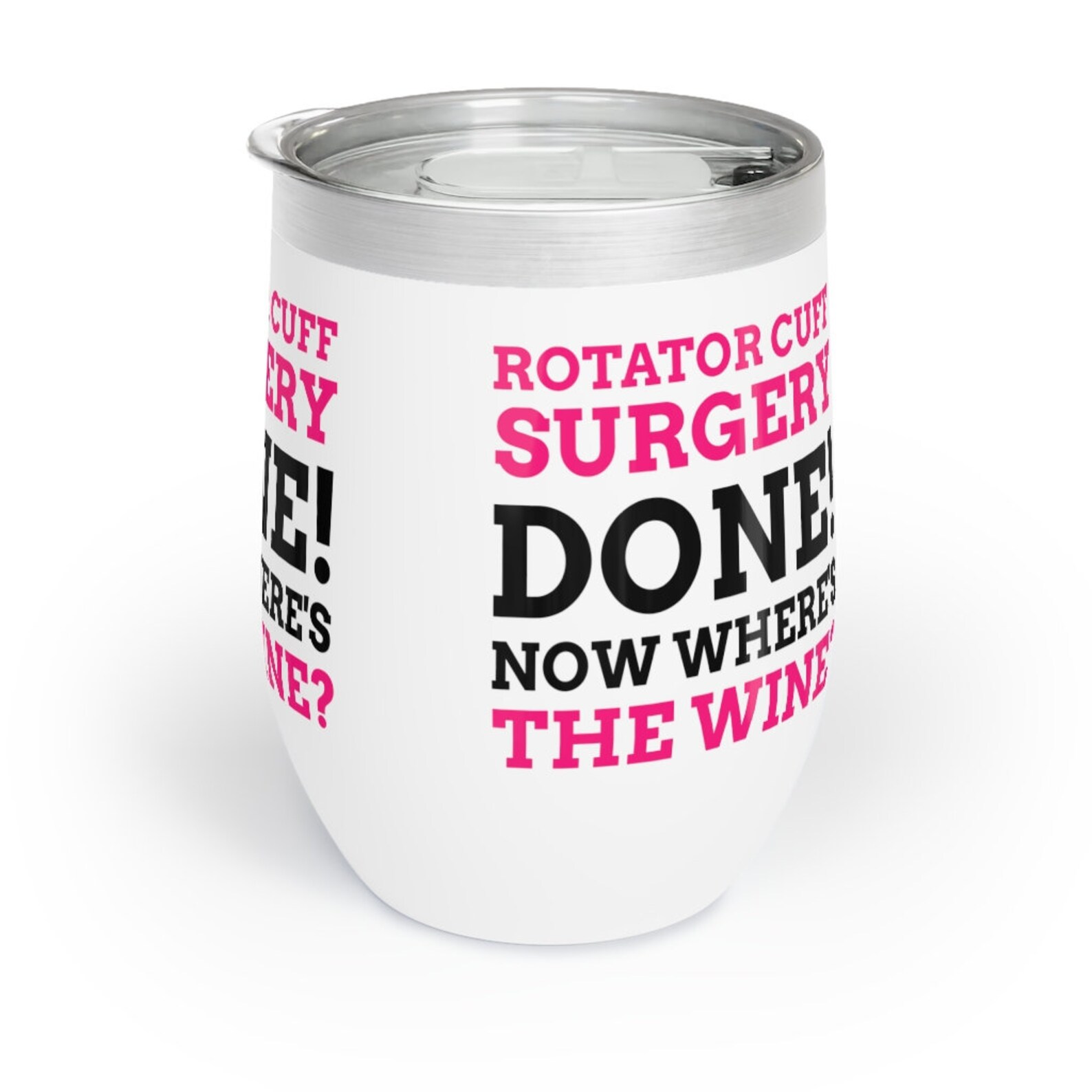 Funny Rotator Cuff Surgery Wine Tumbler 12oz 350ml Injured Etsy