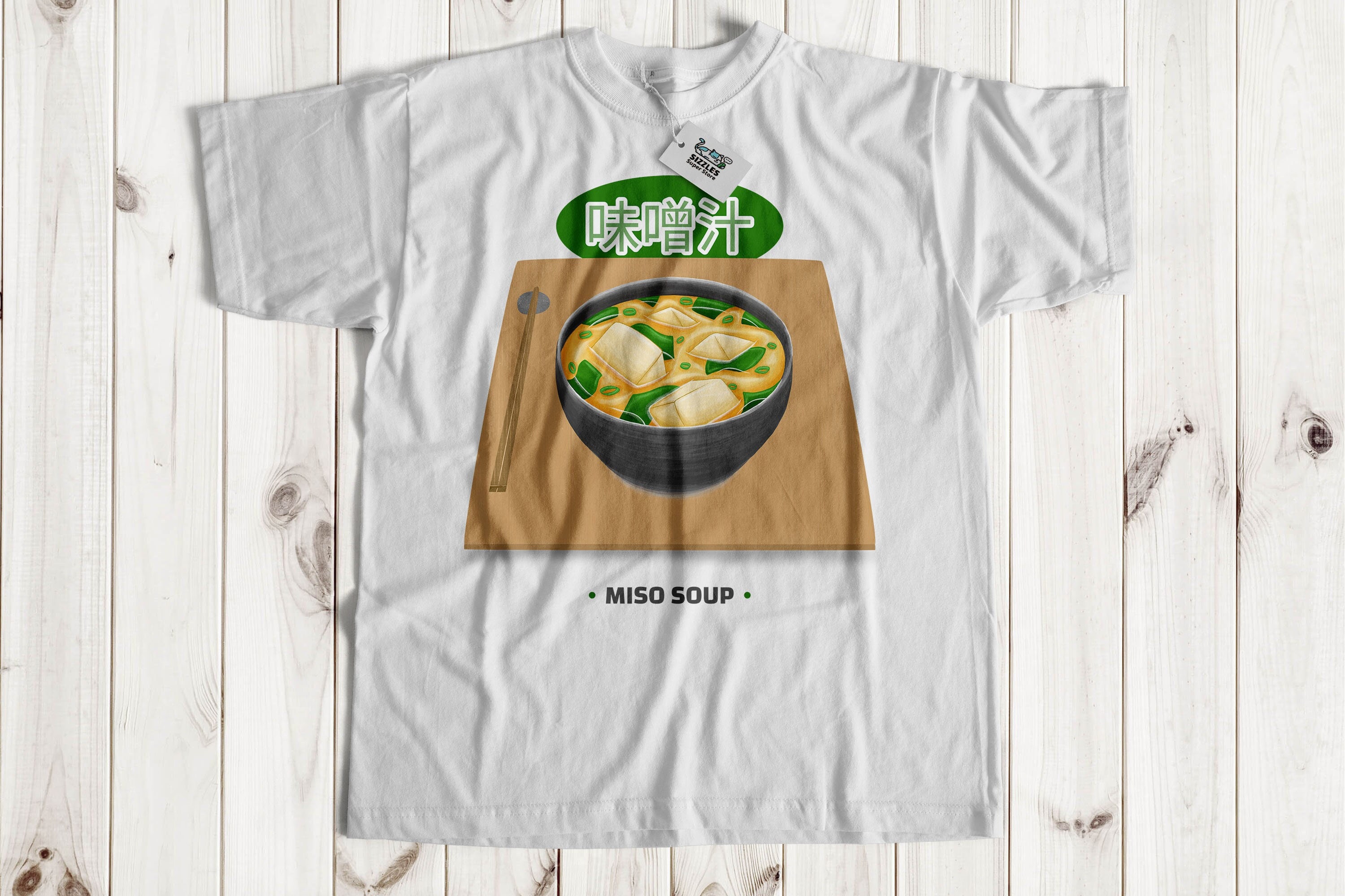 Unisex Miso Soup T-shirt | Miso Broth Shirt, Miso Soup Gift Ideas