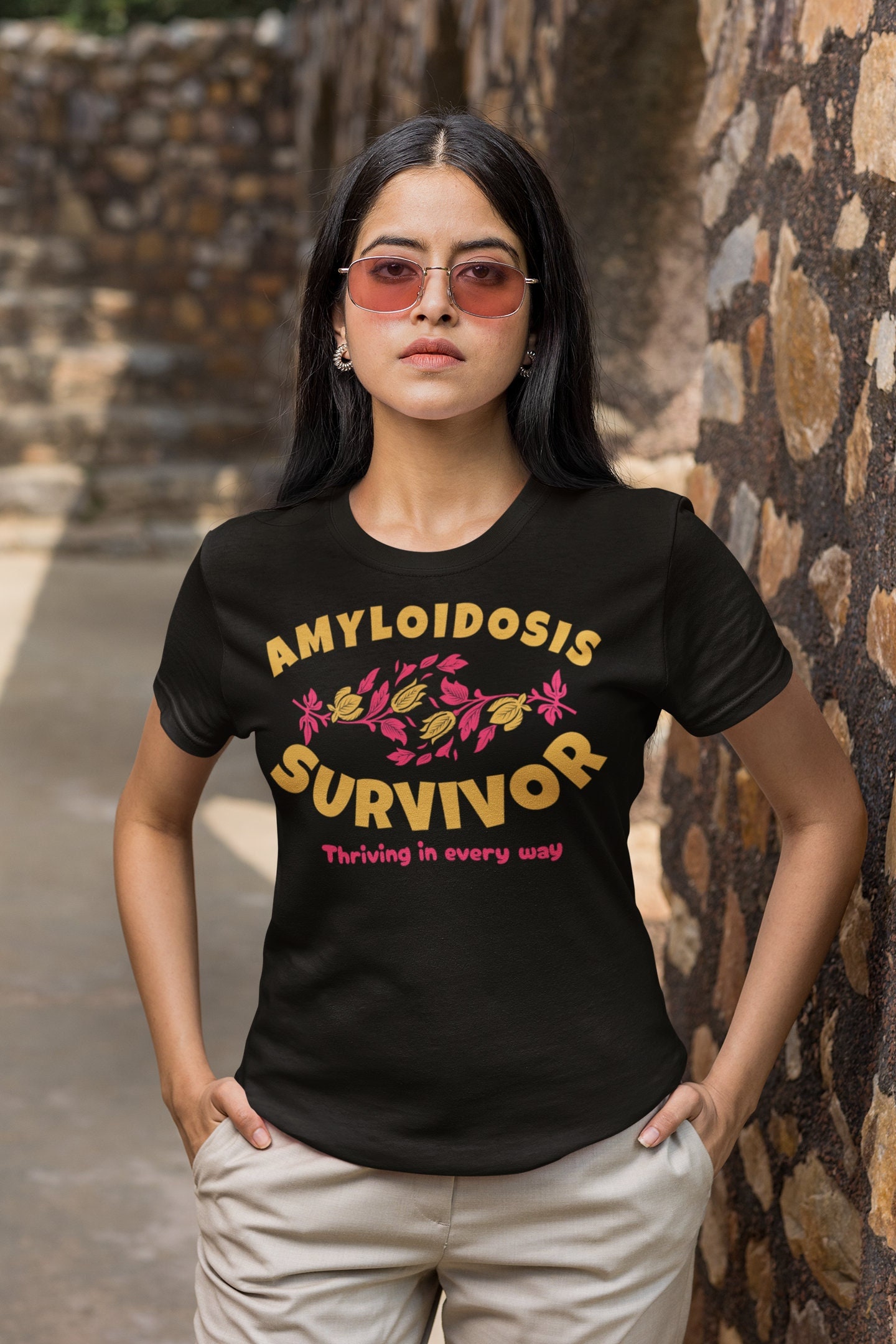 Funny Amyloidosis Survivor T-Shirt And Stem Cell Transplant Gifts