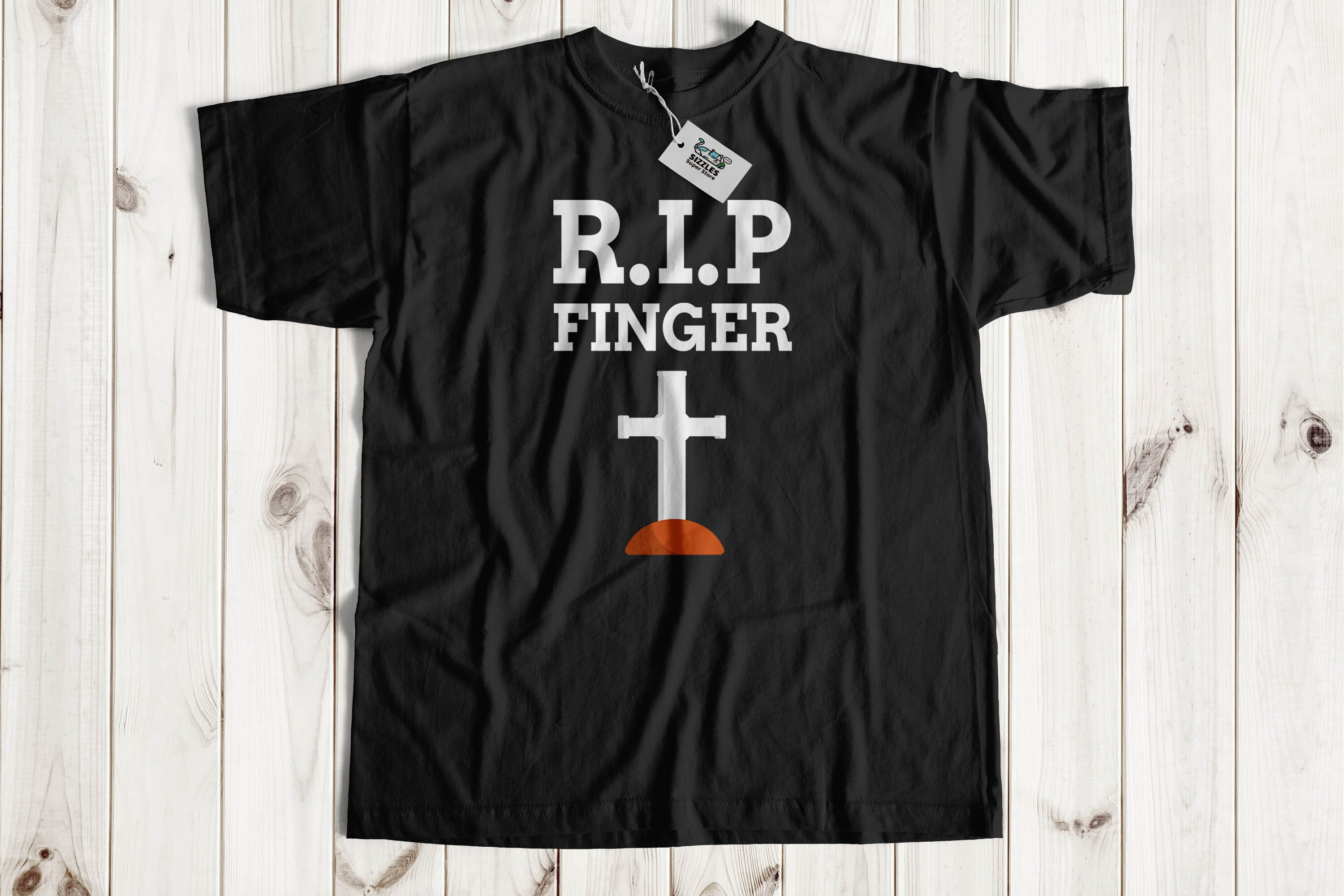 Unisex Funny Finger Amputee T-Shirt | funny Finger removal shirt | fun Finger amputation Gifts | amputee gift idea | missing finger gift