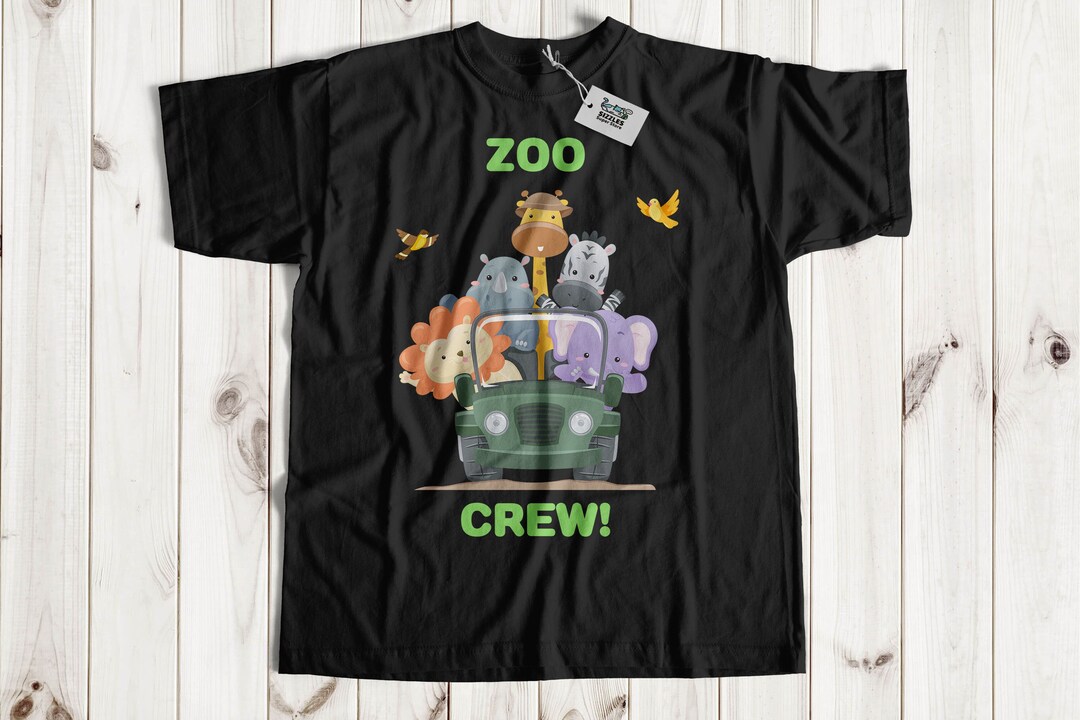 Unisex Funny Zoo Crew Tshirt Zoo Birthday Party Shirt, Zoology Gifts