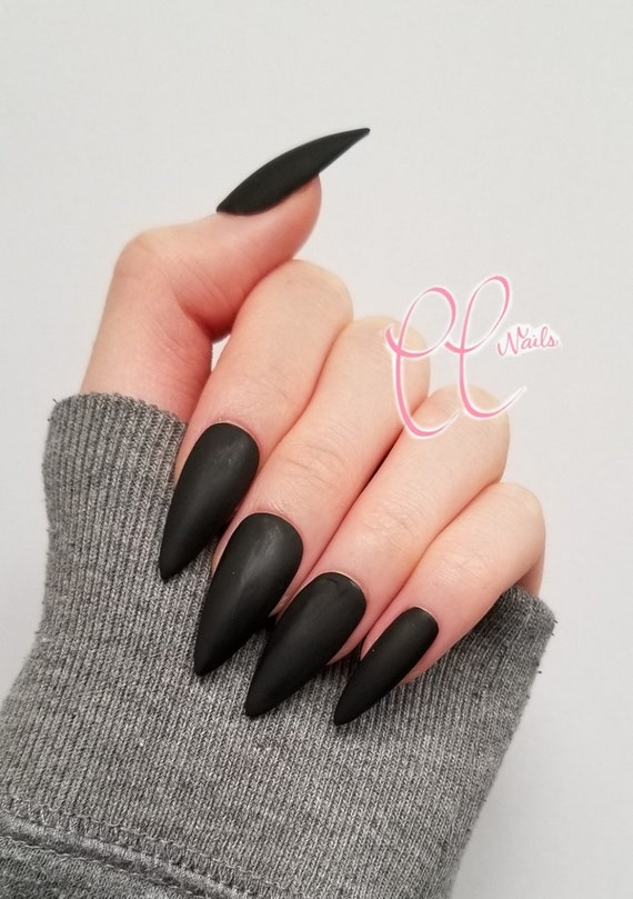 Grundlegende Matte Nagel 20 Farben Erhaltlich Drucken Sie Etsy