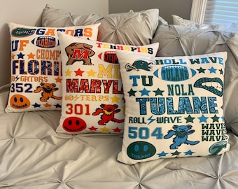 Custom College Pillows | Bed Party