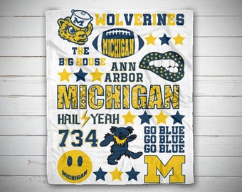 Custom College Blanket | Bed Party Blanket