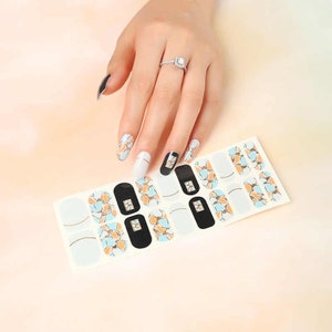 100% Nail Polish Wraps, Nail Strips, Nail Stickers, Nail Decals, Pack of 20 Nails Strips