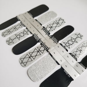 Nail Polish Wraps, Nail Strips, Nail Stickers, Nail Decals, Pack of 14 Nails Strips