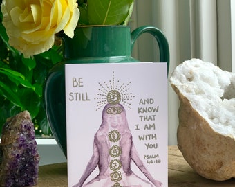 Sympathy Greeting card “Be still and know”