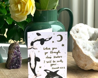 Sympathy greeting card