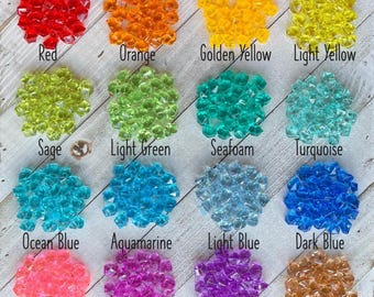 Small Acrylic Gems for Gaming (QTY 25) /Life Counters/Tokens/Crystals/Stones/Crafting Supply