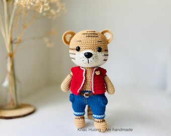 Tiger Crochet Pattern, Amigurumi Toy (PDF Pattern)