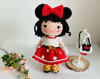 Crochet MINIA Baby Doll Pattern, Amigurumi Girl (PDF Pattern)