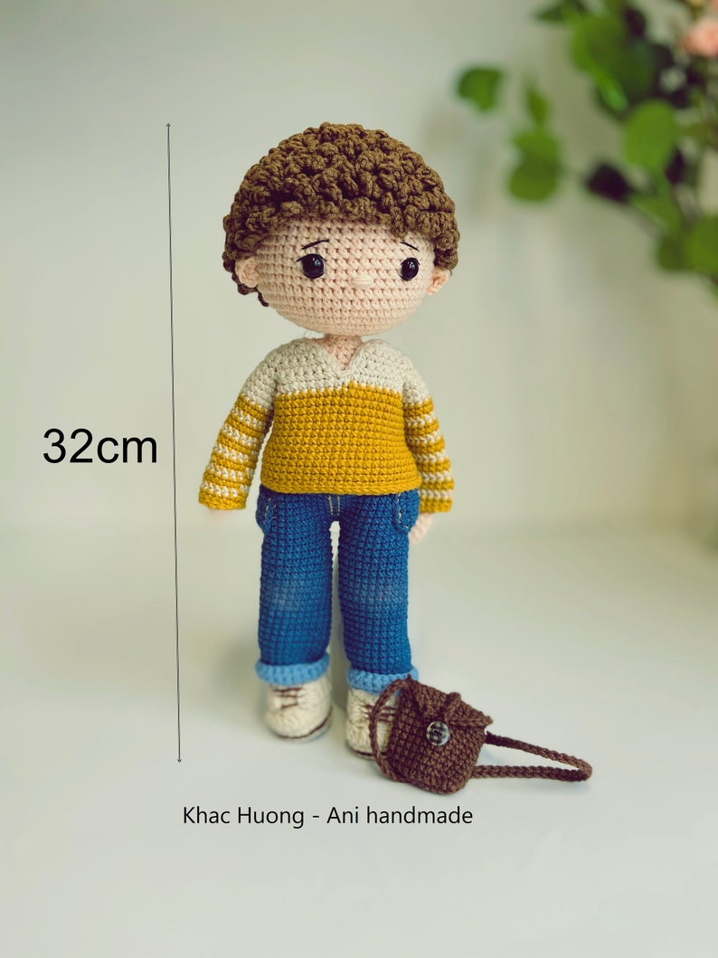 Crochet PDF Englishkorean Patternmartin Dol Crochet Doll | Etsy