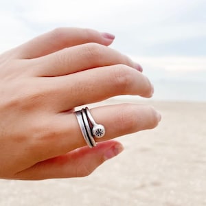 Handcrafted Thai Silver Spiral Ring – RC092 - Handmade Thailand Jewlery, Vintage Thai, Karen Hill Tribe Jewlery