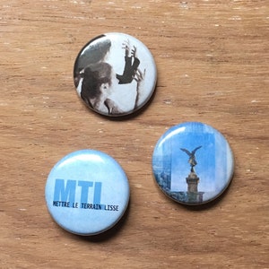 Department de Danes UQAM - lot of 3 vintage pins