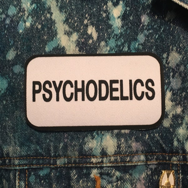 Psychodelics - vintage fashion patch.