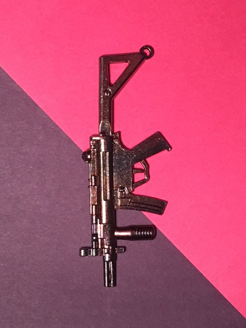 Machine Gun vintage pendant