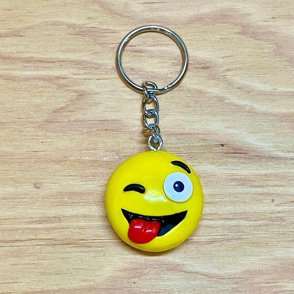 Emoji Keychain Etsy