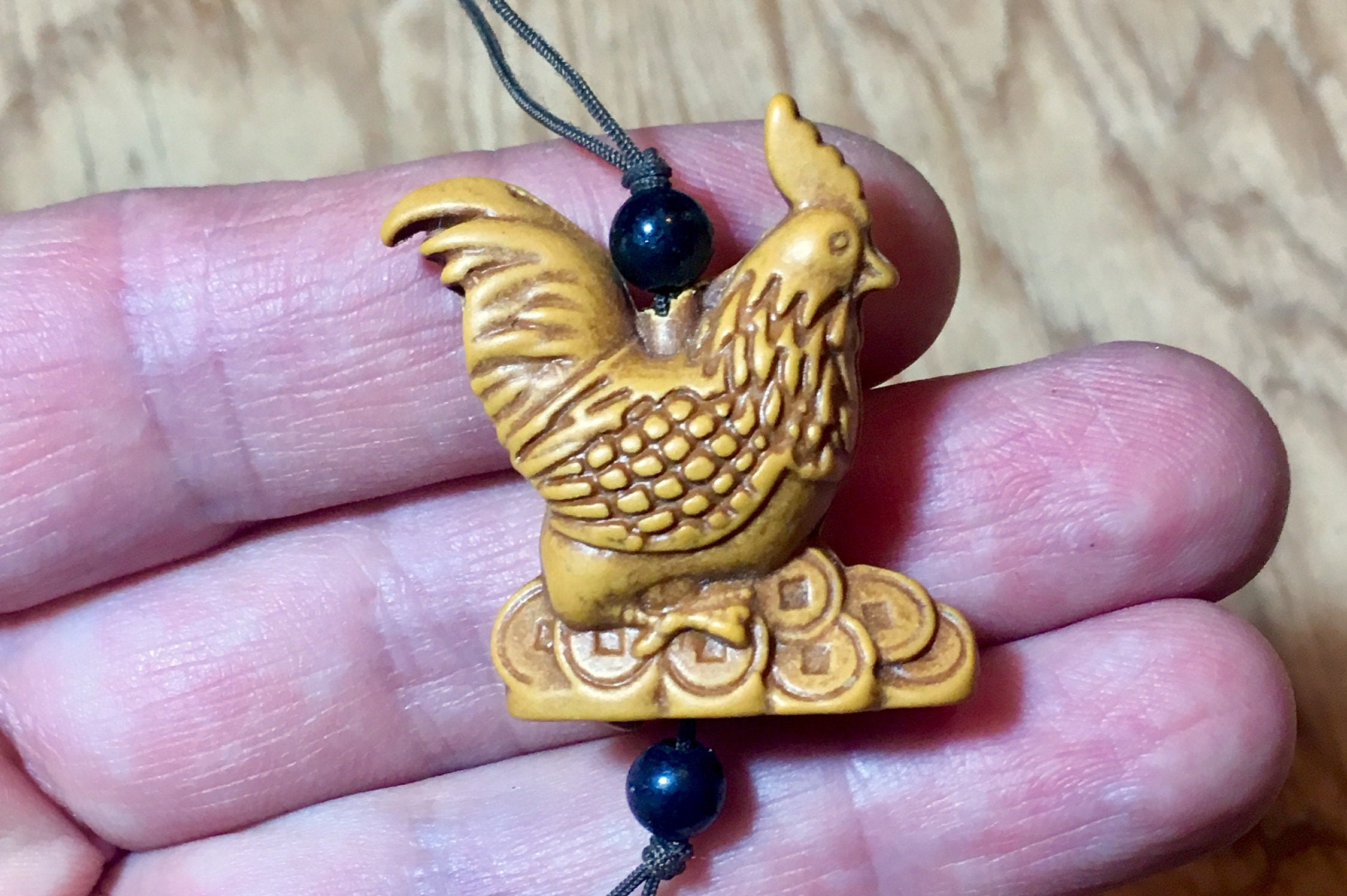 Chinese Zodiac Rooster Keychain - Etsy