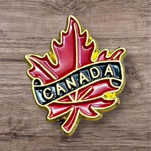 Ahornblatt Kanada - Vintage Emaille Pin