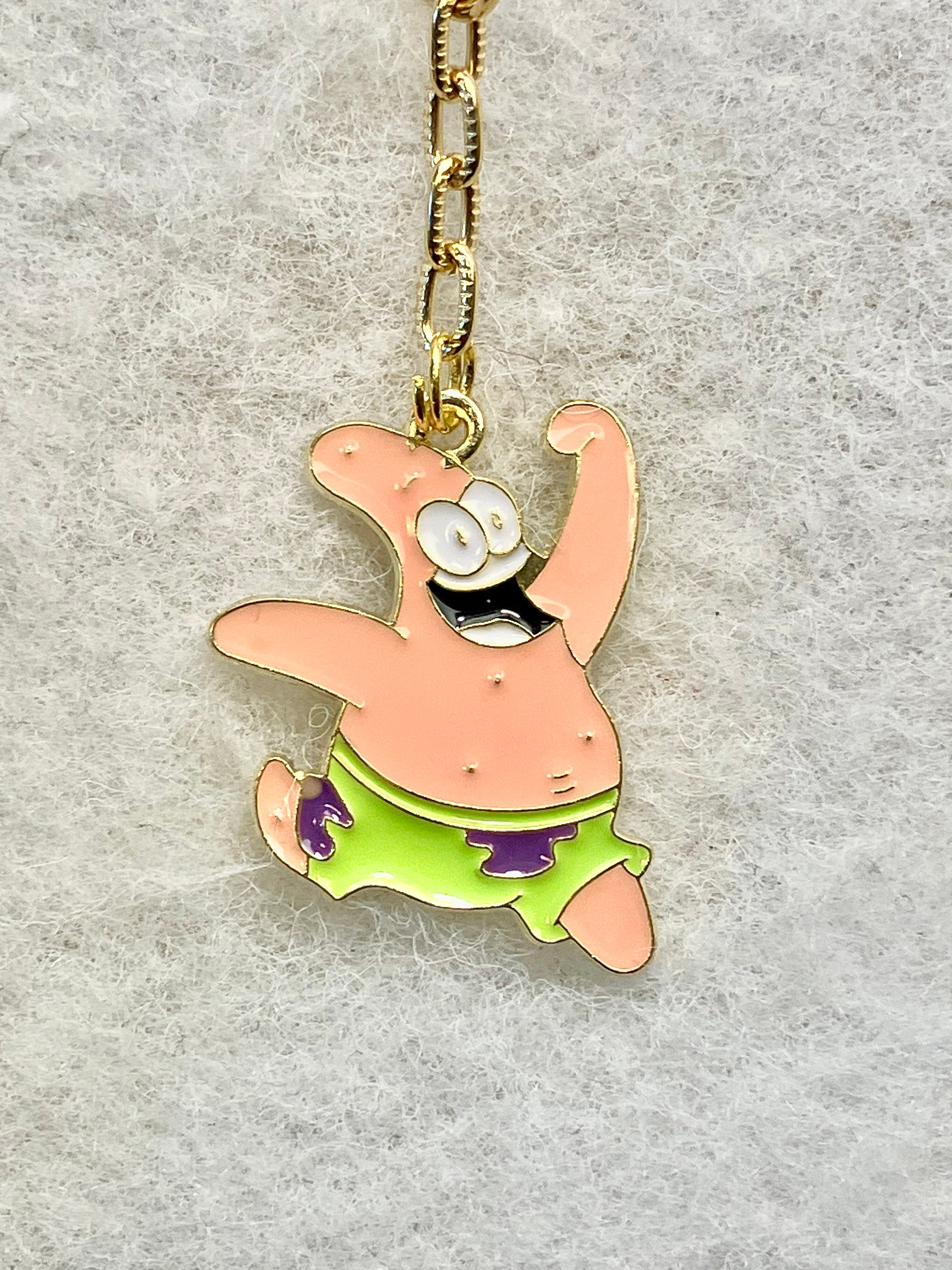 KeyringKrew Spongebob SquarePants Keyrings/Keychains | Cartoon Cute Emo Kids Goth Fun Jake Finn Japan Kitsch 90s