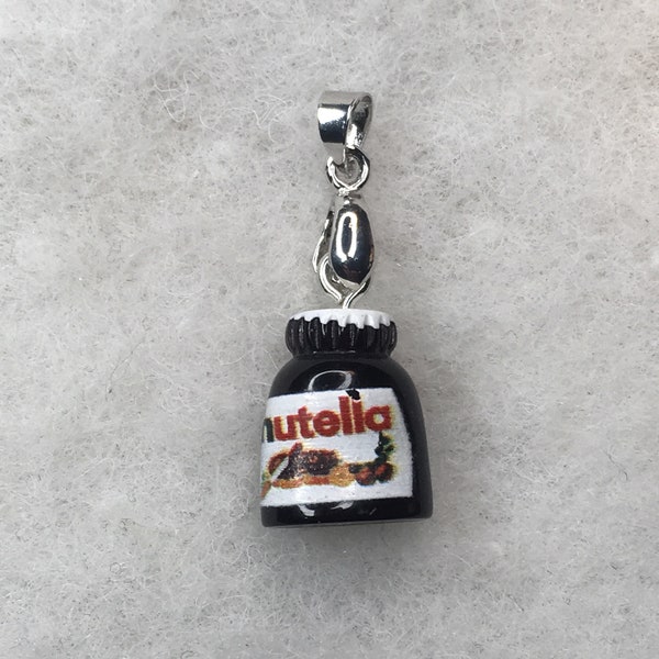 Nutella miniature - pendentif vintage sur spinner.