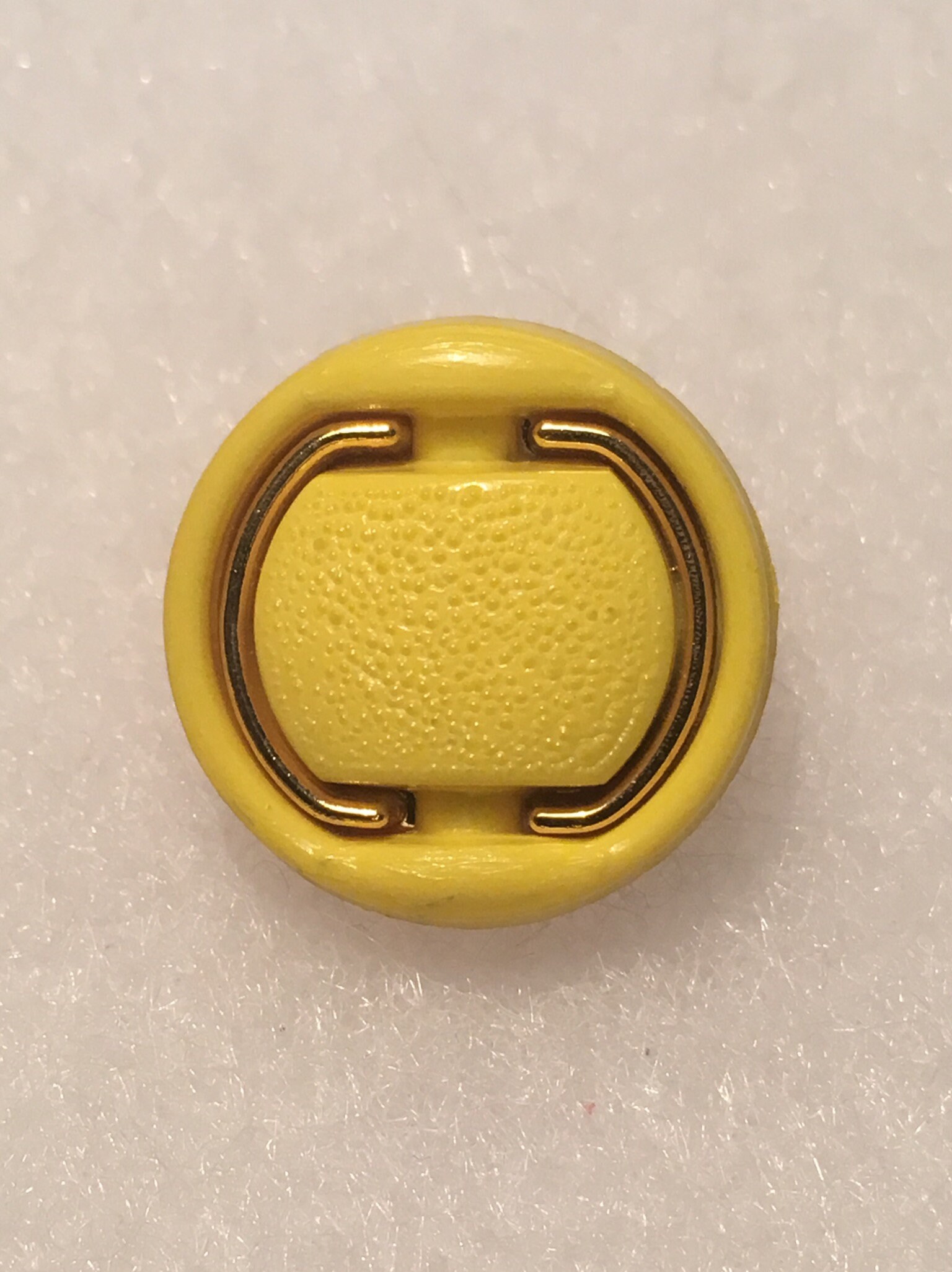 Set of 6 vintage yellow sewing buttons Etsy