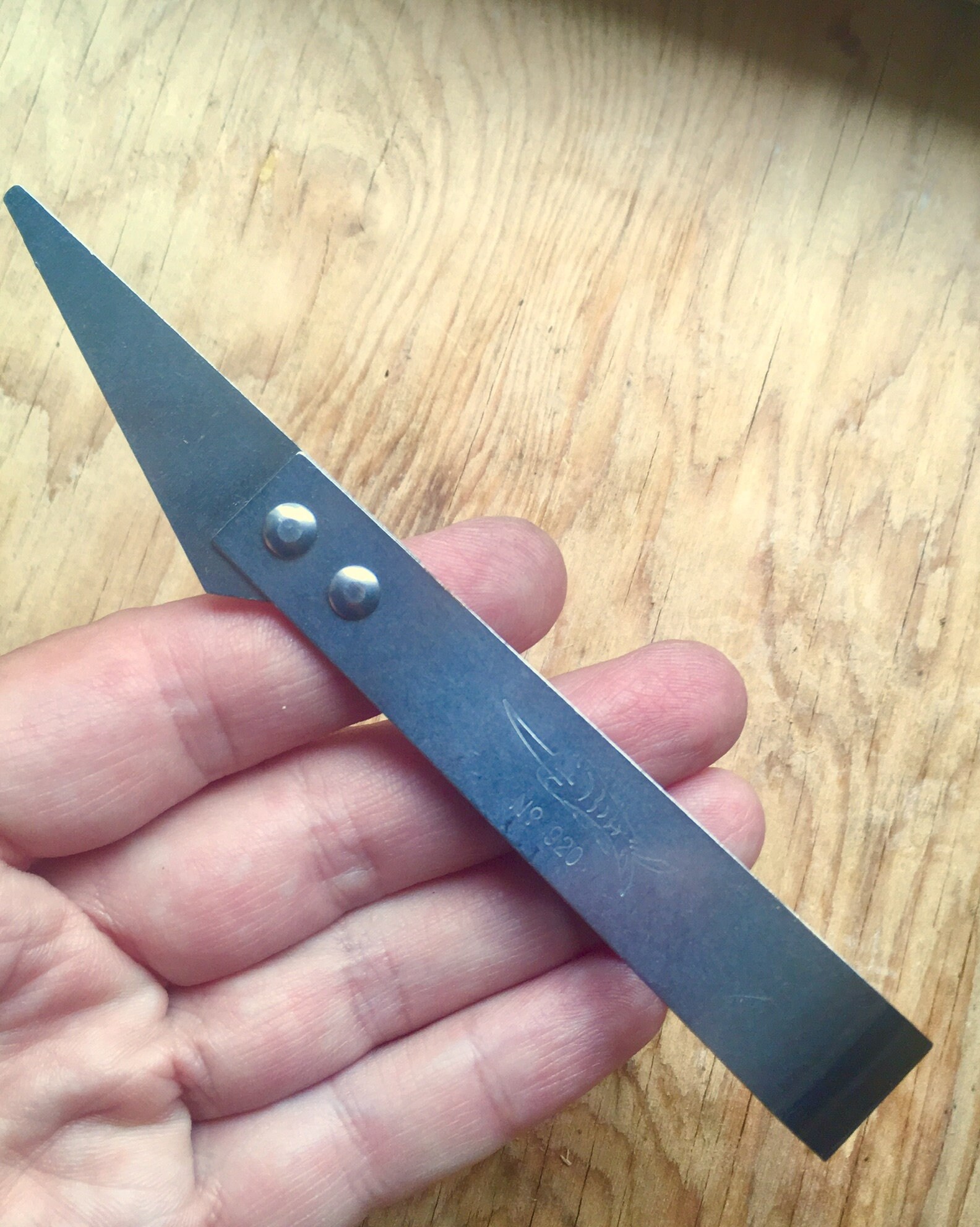 Vintage Chinese Fish Bone Knife Tweezers Etsy