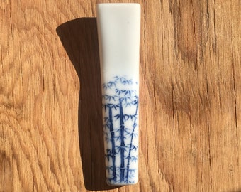 Chopstick  rest holder - vintage Japanese hand painted.