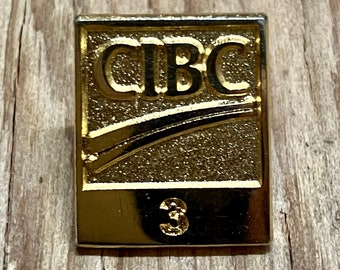 CIBC 3 -  vintage enamel pin