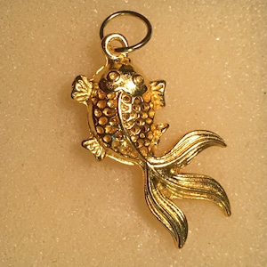 14k Gold Fish Charm -  Canada