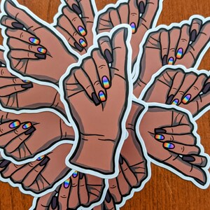 Pride Month - Vinyl Decal - Long Lasting Sticker - Original Artwork - Water Bottle Decor - Surrealistic - Laptop Skin - Cute Sticker - LGBT