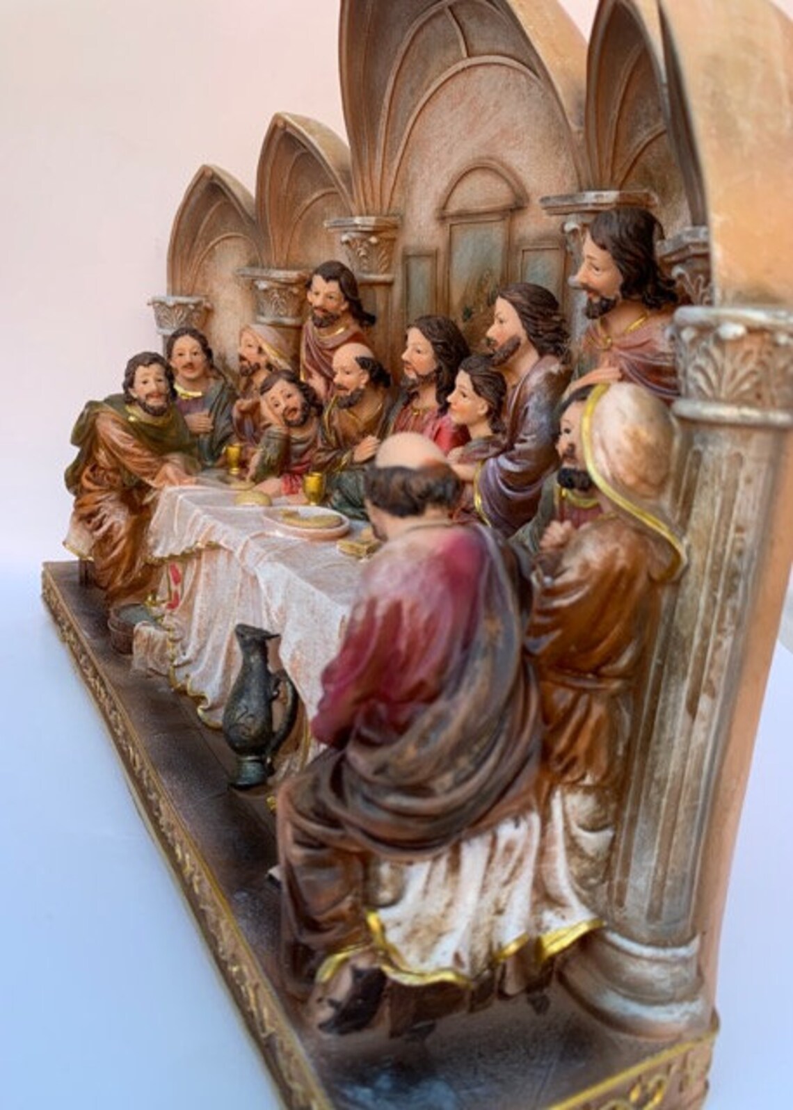 The Last Supper Statue Wall Art Home Decor With 3D Effect Etsy