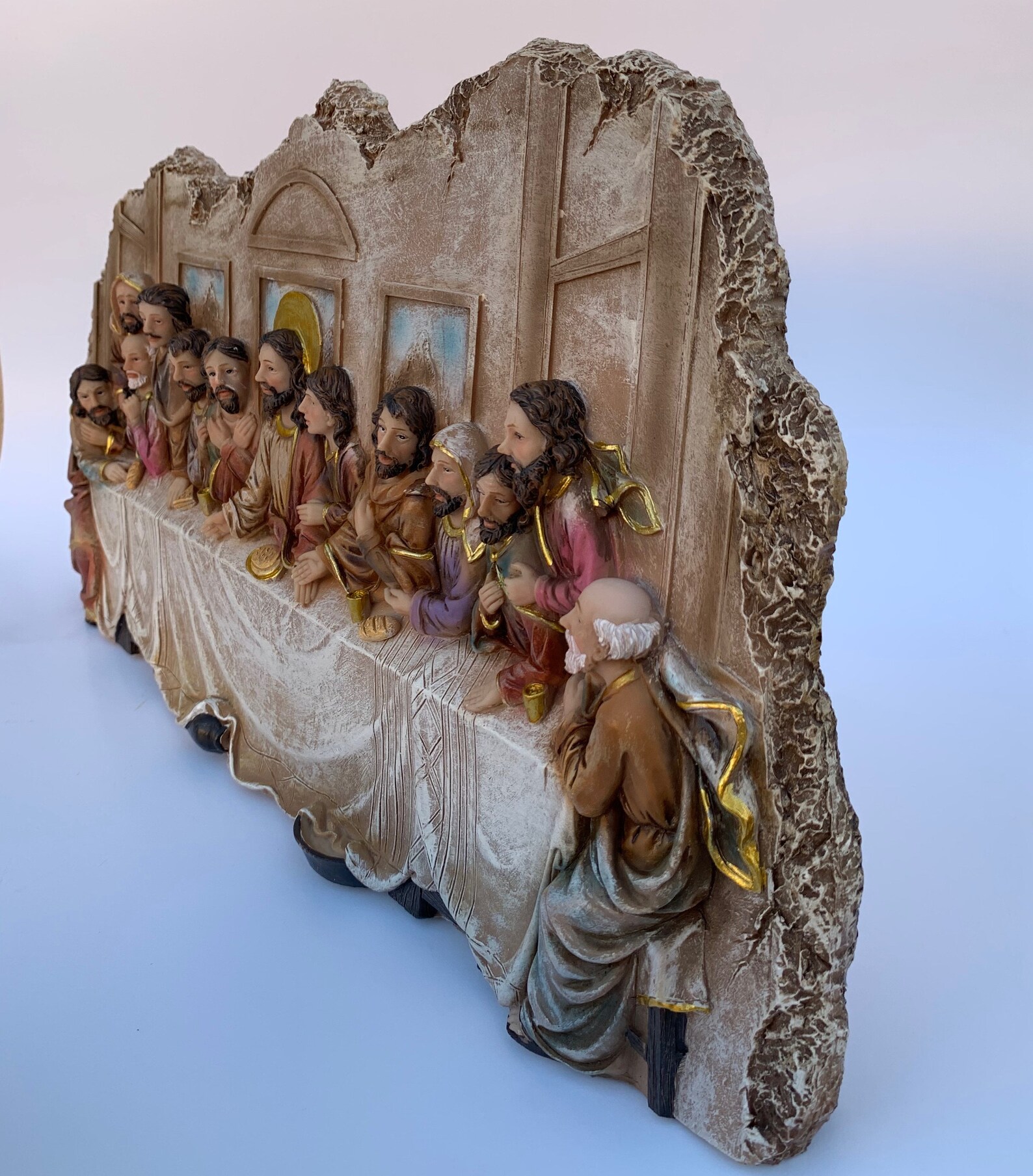 The Last Supper Statue Wall Art Home Decor With 3D Effect Etsy