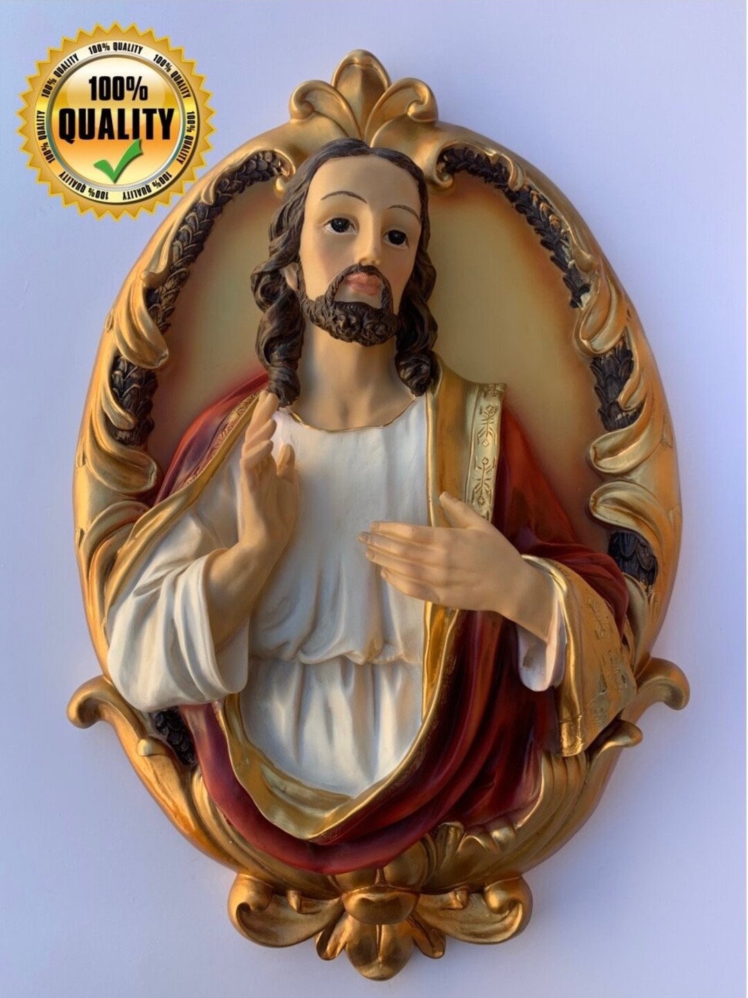 Jesus Christ Wall Art, Wall Hanging, Home Decor With 3D Effect ...