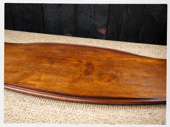 Large Dansk Gondola Serving Tray, Danish Mid Century Modern Solid