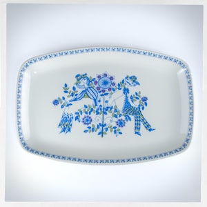 Lotte Pattern Serving Platter by Figgjo Flint Norway, Turi Design, Scandinavian Folk Art, Danish Modern, Vintage Decor, MCM Decor, 70s Decor