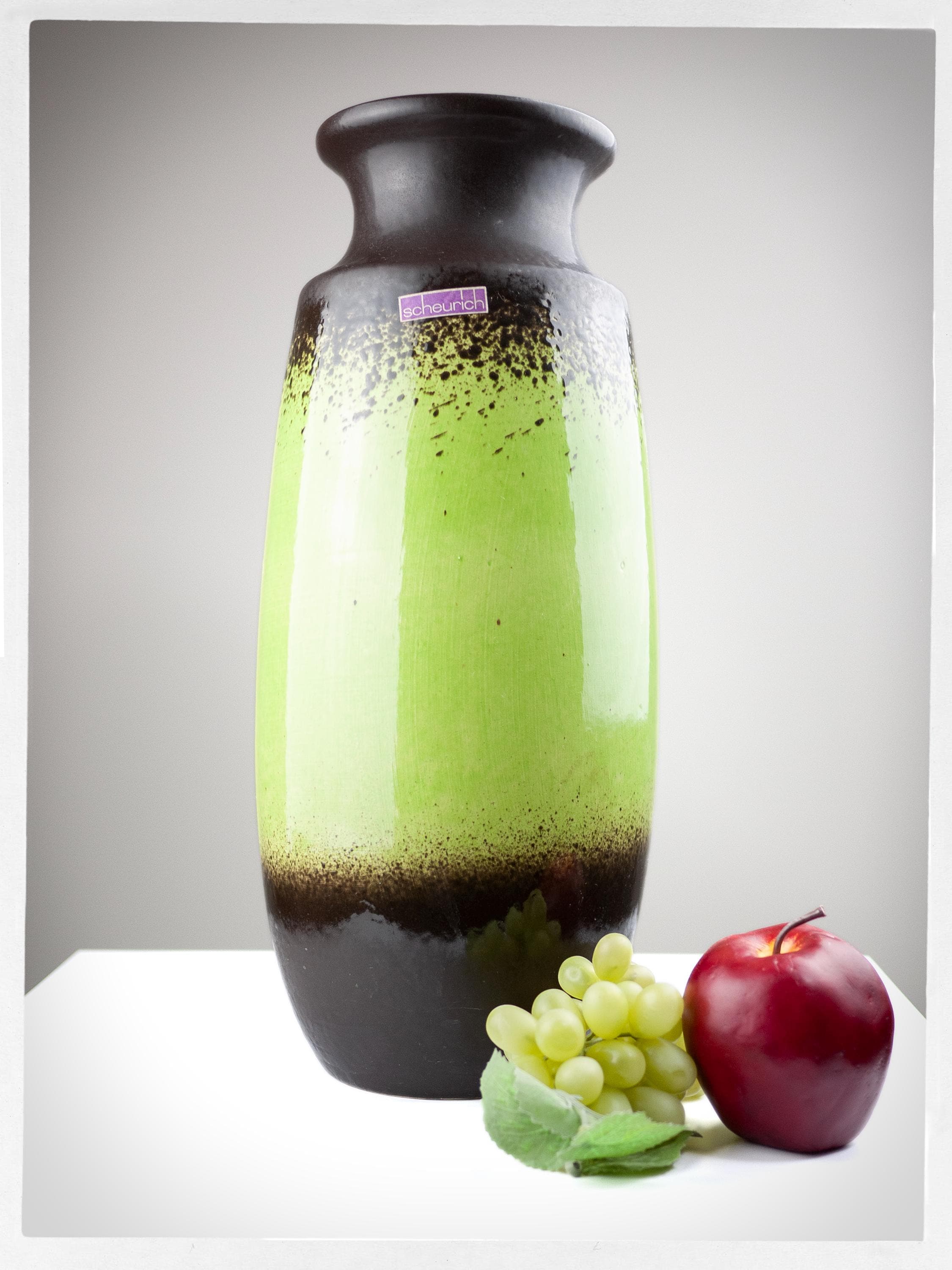 Fat Lava フラワーベース scheurich 60s Vintage West German Extra