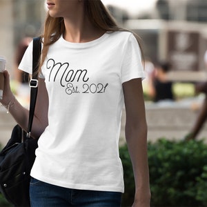 Mom Est Sweatshirt, Mom Sweatshirt, Mom Est 2021 Sweater, Mom Birthday Gift, Mom Hospital Outfit, Hospital Shirt, Mom Sweatshirt Cute