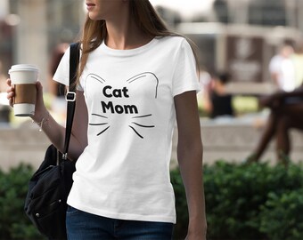 Cat Mom Shirt, Gift to Mom, Pet Lover Shirt, Cat Shirt, Cat Mama T-Shirt, Cat Lover Gift