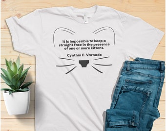 It’s impossible to keep a straight face in the presents of kittens, fun cat shirt,