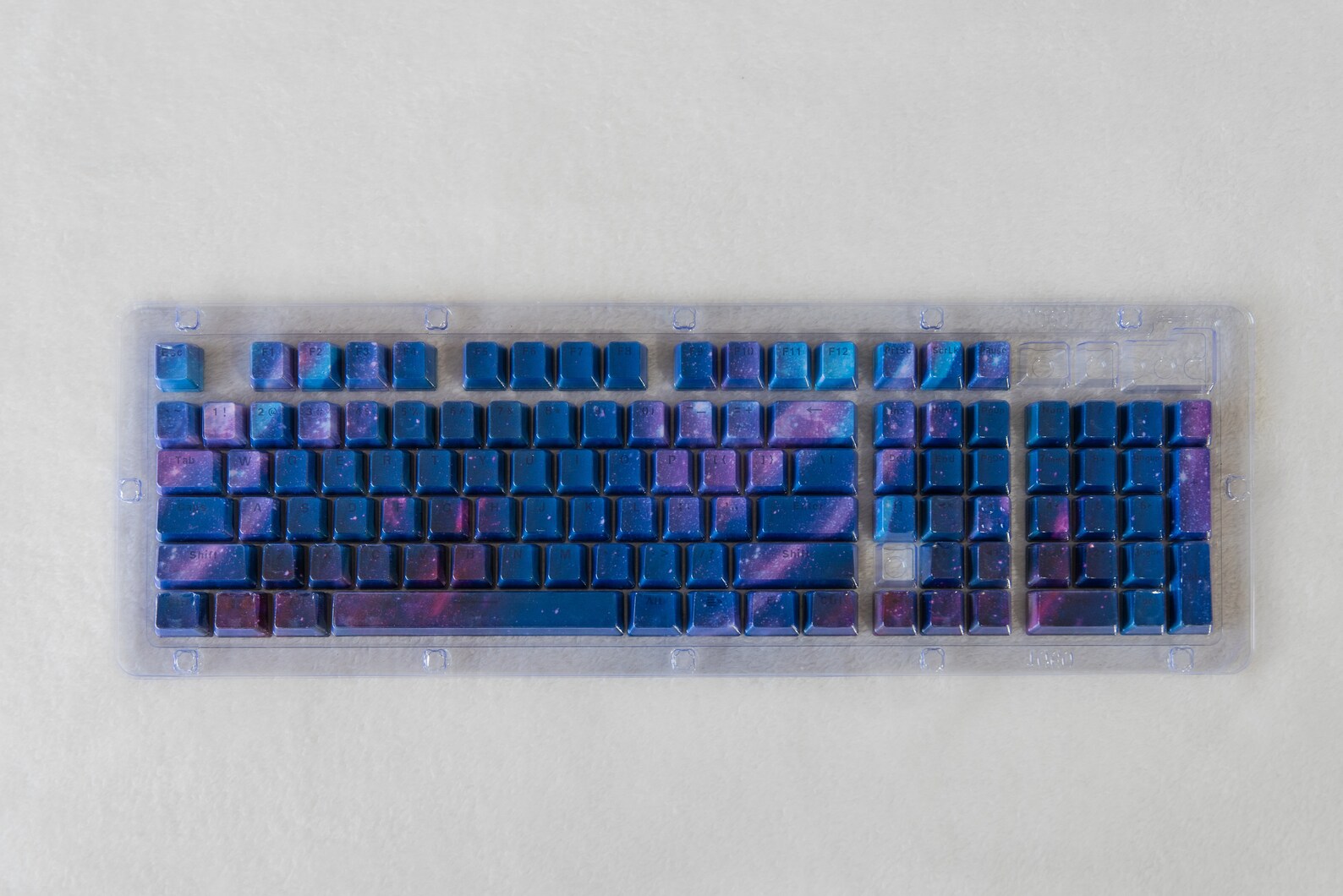 Blue Pastel Gradient Keyboard Caps Side Printed 104 Keycaps Etsy.de