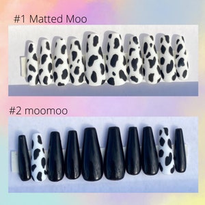 Cow print press on nails, cow press on nails, press on nails, nails, cow nails, festival nails,Coachella nails,stagecoach nails,spring nails